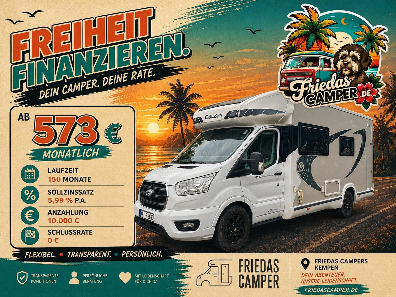Chausson Teilintegriert Titanium Line Premium 630 TOP! – Außenansicht