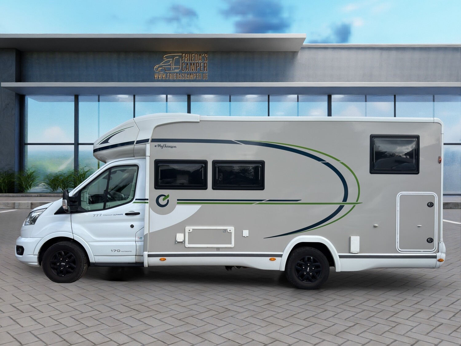 Chausson Integriert Titanium Line 777 /  EL- + Hubbett – Bild 3